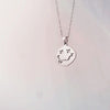 Gothic Style Smile Face Neck Pendant Women Men Long Chain Goth Necklace Couple Jewelry 2021 Cool Streetwear Kpop Collar For Girl