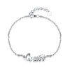 Grace Letters 925 Sterling Silver Bracelet