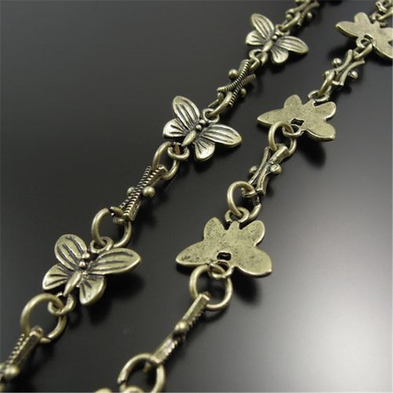 GraceAngie 1Meter Top Alloy Antique Bronze Butterfly Chains  DIY 14*10mm (32082)