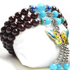 Grade A 6mm Natural Garnet Beaded Bracelets Fine Gemstone Beads Muti-layer Bracelets Jewelry For Woman Gifts Can Drop Shipping