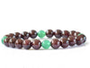 Grade A 8mm Natural Garnet Beads Bracelet Jewelry Fine Beaded Bracelet Jewelry For Women Gift With Certificate Drop Shipping