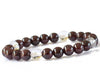 Grade A 8mm Natural Garnet Beads Bracelet Jewelry Fine Beaded Bracelet Jewelry For Women Gift With Certificate Drop Shipping