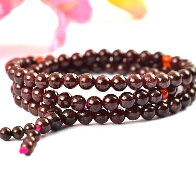 Grade AA 5mm Natural Garnet Beaded Bracelets Fine Gemstone Beads Muti-layer Bracelets Jewelry For Woman Gifts Can Drop Shipping