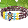 Grade AAA Natural Garnet Beaded Bracelets Fine Gemstone Beads Muti-layer Bracelets Jewelry For Woman Gifts Can Drop Shipping
