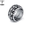 Graduation Rock Roll Silver Gothic Punk Lots of Baby Skulls Big Rotating Bikers Bible Rings Men's & Boys' Jewelry