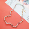 Gravel Necklace Choker Short Simple Colorful