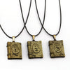 Gravity Journal 3 Necklace Book Pendant Rope Chain Necklaces Women Men Charm Gifts Game Jewelry