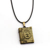 Gravity Journal 3 Necklace Book Pendant Rope Chain Necklaces Women Men Charm Gifts Game Jewelry