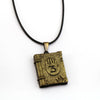 Gravity Journal 3 Necklace Book Pendant Rope Chain Necklaces Women Men Charm Gifts Game Jewelry