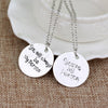 Gray Anatomy Necklace Letter You Are My Person, You Will Always Be My Person Pendant Necklace For Love's Gift