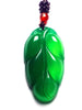 Green Jade Buddha Pendant Rope Necklace Jewelry Gift Natural Gemstone Wholesale