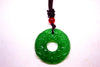 Green Jade Buddha Pendant Rope Necklace Jewelry Gift Natural Gemstone Wholesale