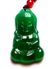 Green Jade Buddha Pendant Rope Necklace Jewelry Gift Natural Gemstone Wholesale