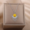Green Opal Pendant Necklace For Women Stainless Steel Black Stone Necklaces 2023 Trend Aesthetic Jewelry collares mujer