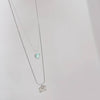 Green Transparent Crystal Love Heart Pendant Necklace Cloud Smiley Necklaces 2022 Trend Vintage Metal Beaded Necklace for Women