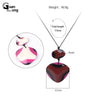 GuanLong Vintage Rope Long/Pendant Necklaces Charms Heart Custom Necklace Women Designer Acrylic Necklace Jewelry Female