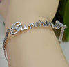 Guarantee Plain 925 Sterling Silver, Sunshine Bracelet , 5.8g, BR31301