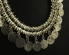 Gypsy Bohemian Beachy Chic Coin Bib Statement Necklace Festival Tibetan Silver Color Tribal Ethnic  Jewelry Turkish Accessorie