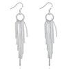 brands 925 Stamped Silver fine tassel long Earring for Women wedding party Jewelry Holiday gifts