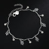 Street trend 925 sterling Silver lucky clover leaf zircon Chain Bracelet for Women Wedding Party gifts fine Jewelry