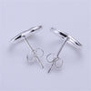Charms fine 925 Sterling Silver romantic heart studs Earrings for Women party wedding Christmas Gifts Street all-match Jewelry