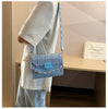 Wide Strap Shoulder Bags for Women 2022 Designer Lady Handbags and Purses Chain Messenger Crossbody Bags