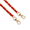 Metal PU Leather Strap for Handbag Adjustable Shoulder Bags Replaceable Chain Strap Decorative Bag Belt Messenger Bag Chain 1.2m