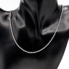 100% Stainless Steel Bead Chain For Jewelry Making 1.5/2/2.4mm Width Metal Beads Chains  20pcs