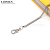 Lionsen 120cm / 0.42cm  Snake Replacement Chain Strap Metal link Clasp Purse Chain Bag Handle Shoulder Cross Body Handbags Chain