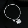Popular brands 925 sterling Silver Kitty cat Bracelets for Women  designer Jewelry party wedding accessories gifts