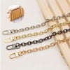 1Pcs Replacement Chain Strap Shoulder Crossbody Handbag Bag Accessories Metal Chain 100CM/120cm Light Gold/Black/Silv