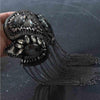 2pcs Handmade epaulette jewelery tassel big shoulder brooch epaulet /epaulettes spikes/ blazer accessories/pin