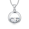 925 Stamp Silver Color Chains And Necklaces For Women Neck Jewelry Half Round Zircon originality Pendant Wedding Party Birthday