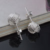 charms 925 Stamp Silver stud Earrings for Woman Christmas Gifts party wedding noble Jewelry