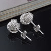 charms 925 Stamp Silver stud Earrings for Woman Christmas Gifts party wedding noble Jewelry