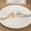 Padlock Pendant Necklace Brand Stainless Steel Rolo Cable Chain Necklace Friendship Gifts Long Chains Neck Decor