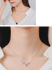 925 Stamp Silver Color Female Antlers Moonstone Crystal Pendants And Necklaces For Women Wedding Party Jewelry 2022 Gifts GaaBou