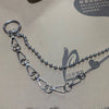 versatile Metal chain punk bag chain Decoration single shoulder slant across bag Pendant DIY Accessories