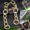 Silver Gold 30cm Metal Purse Chain Strap handbag Handles DIY Purse replacement For Shoulder Bag Straps Bag Chain Strap