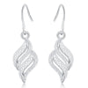 925 Sterling Silver charms Flowers leaf Earrings for Women party wedding Jewelry Christmas Gifts vintage earrings