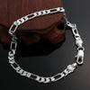 Classic charms 4MM sideways chain 925 sterling silver Bracelet for woman jewelry wedding accessories party gifts