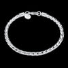 korean 4MM Twisted rope chain 925 sterling silver Bracelets for men's woman jewelry wedding accessories party gifts