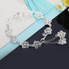 trend 925 Sterling silver flowers Bracelet for woman fine  jewelry wedding accessories party gifts