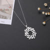 925 Stamped Silver fine Flowers leaves Pendant Necklace for Women Christmas Gifts Party wedding Jewelry