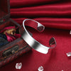 Street all-match jewelry 925 sterling Silver cuff bangle fine charms Bracelets for Women adjustable Wedding Party  Gifts