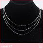 1pc/lot 40-50cm Stainless Steel Flattened Paperclip Craft Chain With Lobster Clasp Necklace For Women Men DIY Jewelry Making
