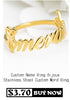 Personalized Name Choker Gold Color Neckalces Custom Jewelry Romantic Gift Stainless Steel Necklace Women Collares De Moda 2023
