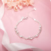 Special offer Pretty Lucky beads box Chain 925 sterling Silver Bracelet for Women wedding accessories party Jewelry Gift