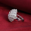 Street 925 Sterling Silver Pretty Fireworks Rings for Women Size 6-10 wedding accessories party Jewelry gift