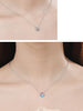 925 Stamp Silver Color Zircon Semi-Circle Pendants And Necklaces For Women Wedding Party Female Jewelry  GaaBou